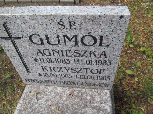 Agnieszka Gumól 1983 Lubawka - Grobonet - Wyszukiwarka osób pochowanych