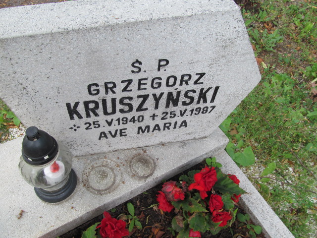 Grzegorz Kruszyński 1940 Lubawka - Grobonet - Wyszukiwarka osób pochowanych
