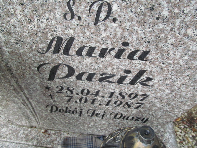 Maria Pazik 1897 Lubawka - Grobonet - Wyszukiwarka osób pochowanych