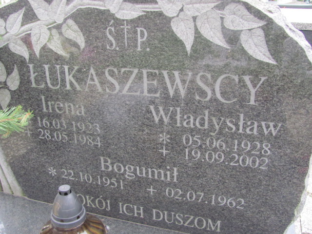 Władysław Łukaszewski 1928 Lubawka - Grobonet - Wyszukiwarka osób pochowanych