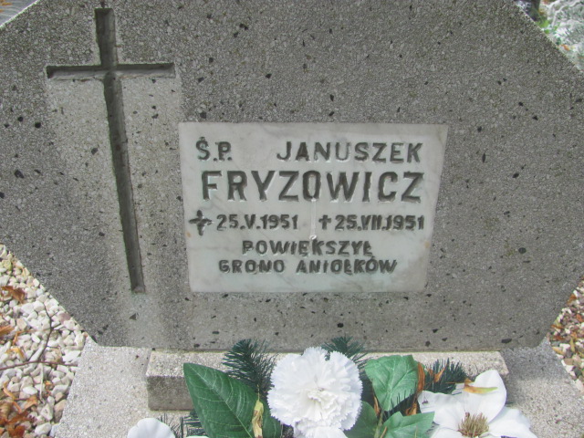 Janusz Fryzowicz 1951 Lubawka - Grobonet - Wyszukiwarka osób pochowanych