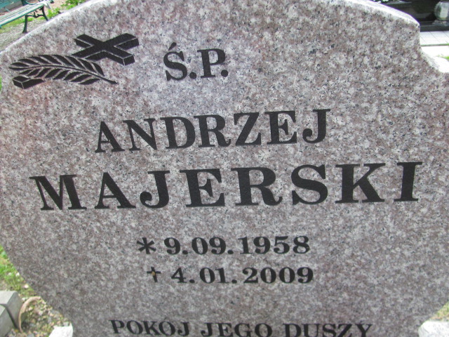 Andrzej Majerski 1958 Lubawka - Grobonet - Wyszukiwarka osób pochowanych