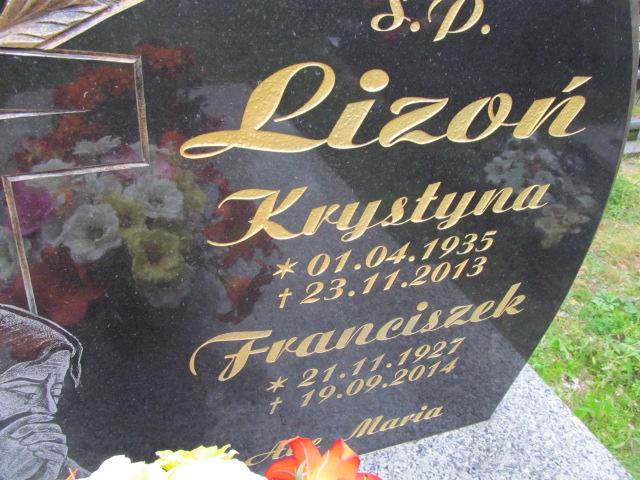 Krystyna Lizoń 1935 Lubawka - Grobonet - Wyszukiwarka osób pochowanych