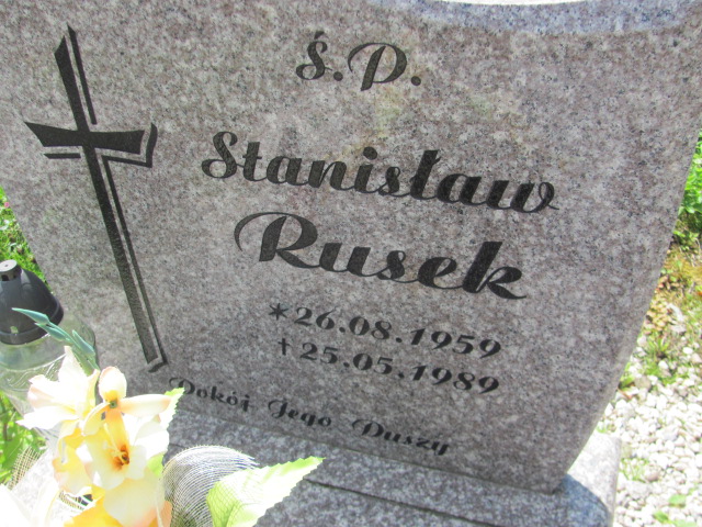 Stanisław Rusek 1959 Lubawka - Grobonet - Wyszukiwarka osób pochowanych