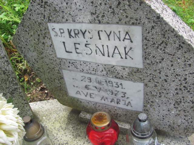 Krystyna Leśniak 1931 Lubawka - Grobonet - Wyszukiwarka osób pochowanych