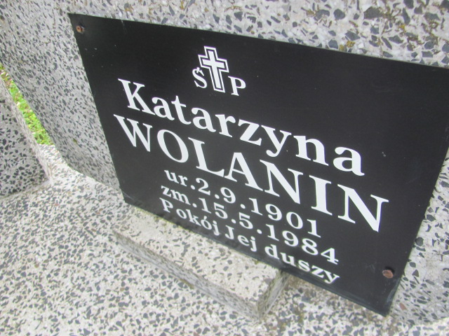 Katarzyna Wolanin 1901 Lubawka - Grobonet - Wyszukiwarka osób pochowanych