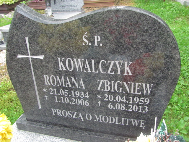 Romana Kowalczyk 1934 Lubawka - Grobonet - Wyszukiwarka osób pochowanych
