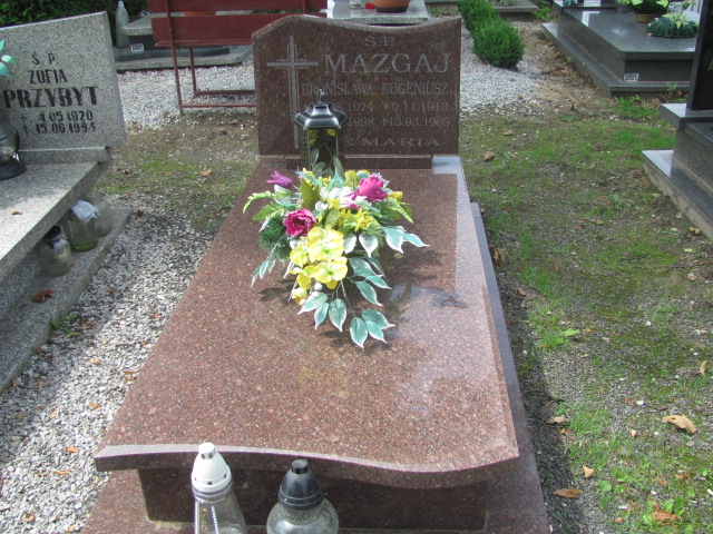 Grób Bronisława Mazgaj
