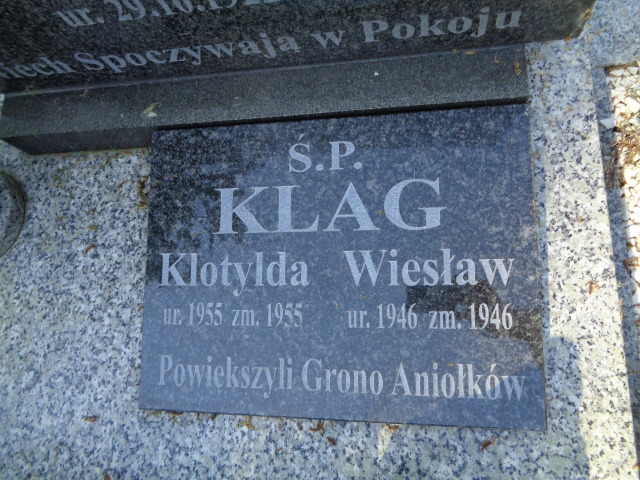 Grób Władysław Klag
