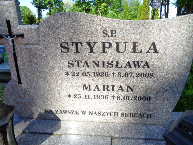 Grób Marian Stypuła