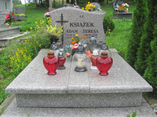 Grób Tabl. pam. Grażyna Książek